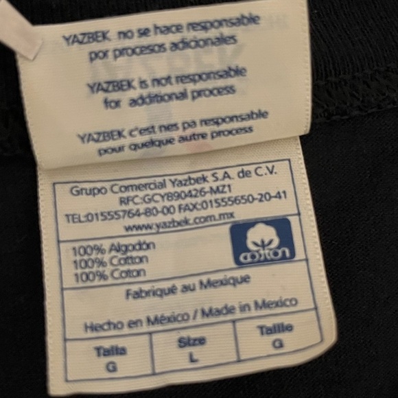 YAZBEK Harley Davidson Sleeveless T-Shirt Tank Size Large Black Belize - Picture 11 of 15